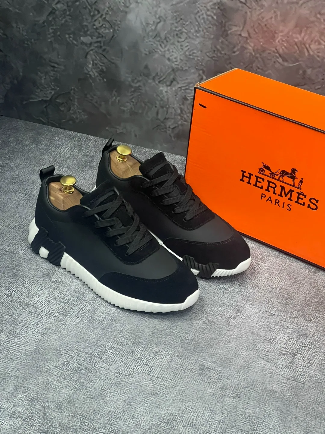 Мужские кроссовки Hermes — фото 3