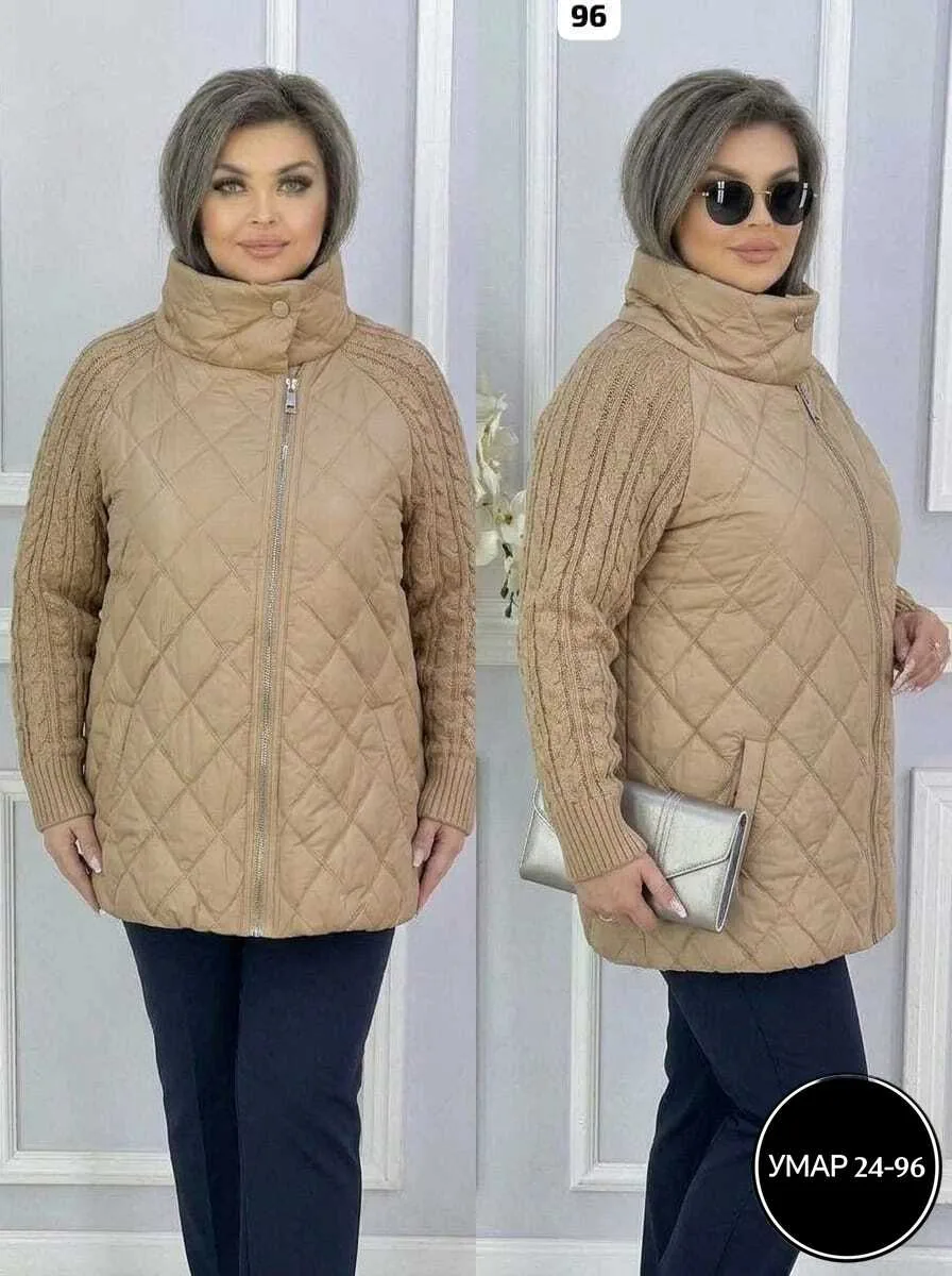 Куртка с идеальным качеством синтепон вязка — фото 7
