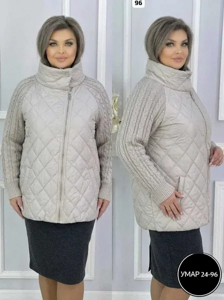 Куртка с идеальным качеством синтепон вязка — фото 5