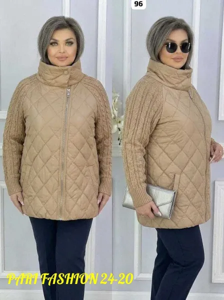 Куртка с идеальным качеством синтепон вязка — фото 2