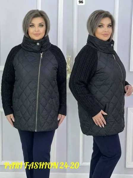 Куртка с идеальным качеством синтепон вязка — фото 6