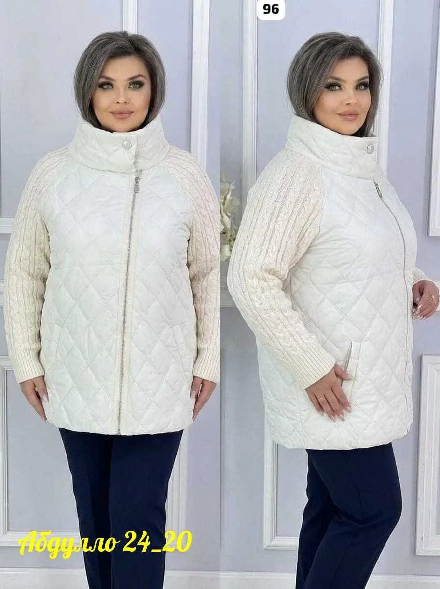 Куртка с идеальным качеством синтепон вязка — фото 1