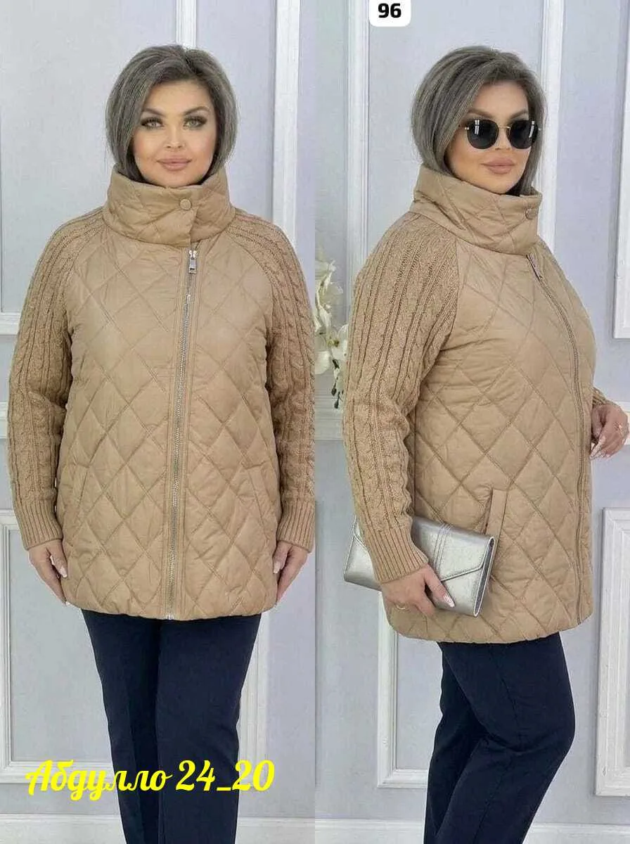 Куртка с идеальным качеством синтепон вязка — фото 2