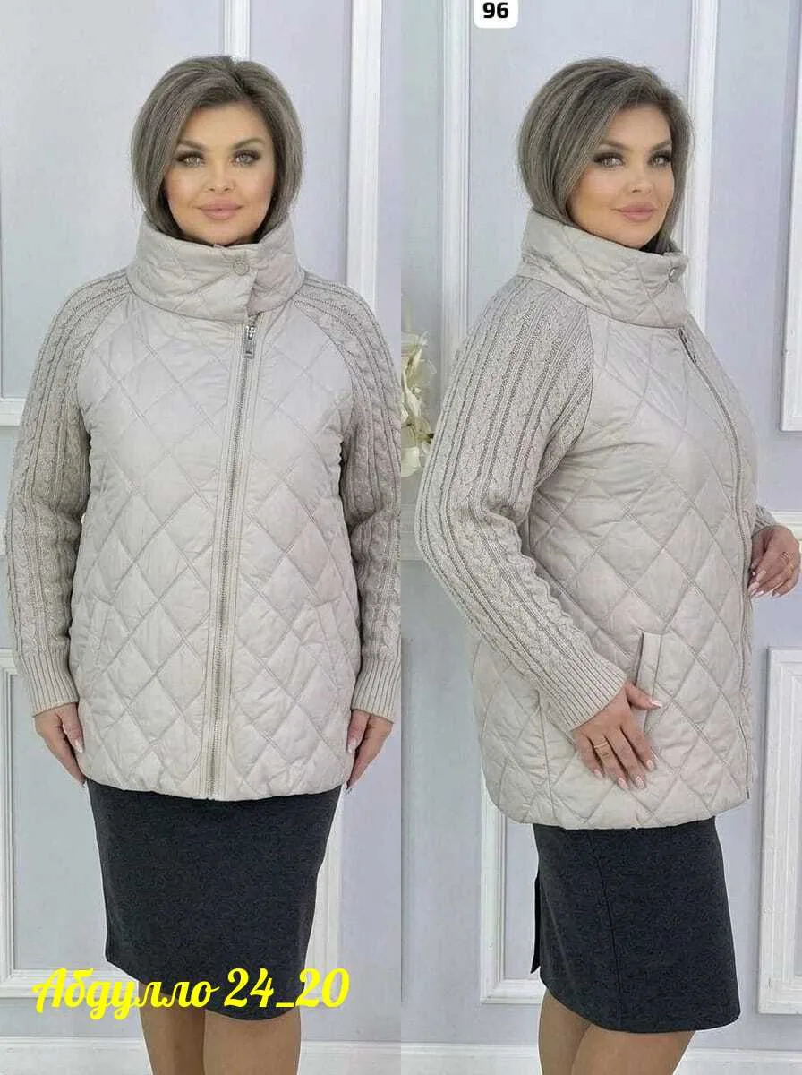 Куртка с идеальным качеством синтепон вязка — фото 3