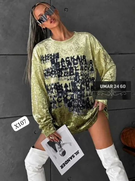 Кофта из мягкого велюра с эффектом оверсайз создаёт комфорт и свободу — фото 9