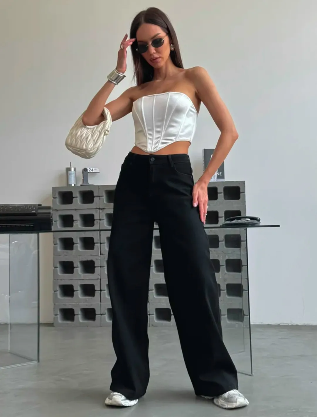 Джинсы стрейч Хлопок/Стрейч тянутся — фото 1