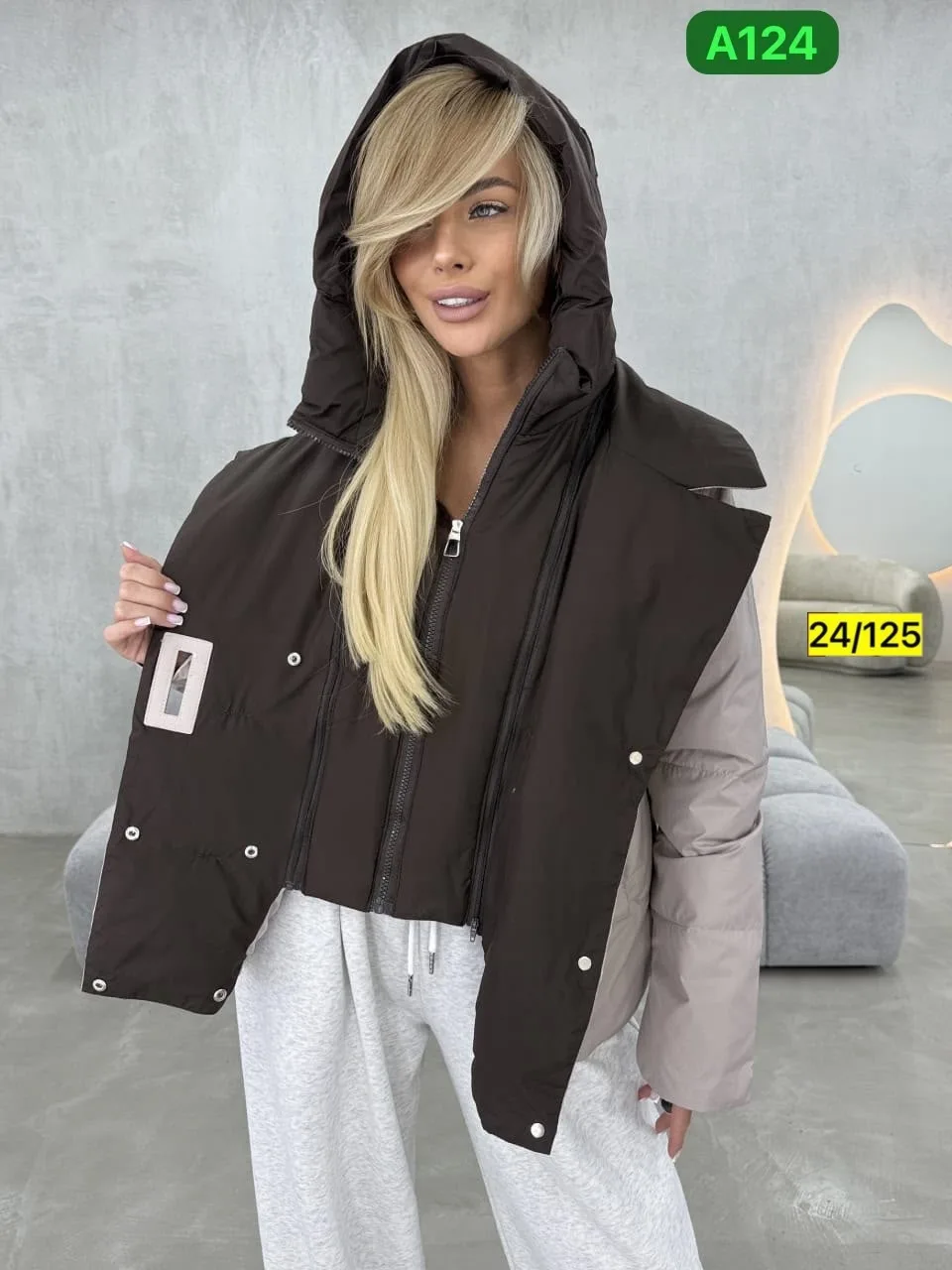 Раз(M-46)(L-48)(XL-50)(2XL-52), плащёвка — фото 5