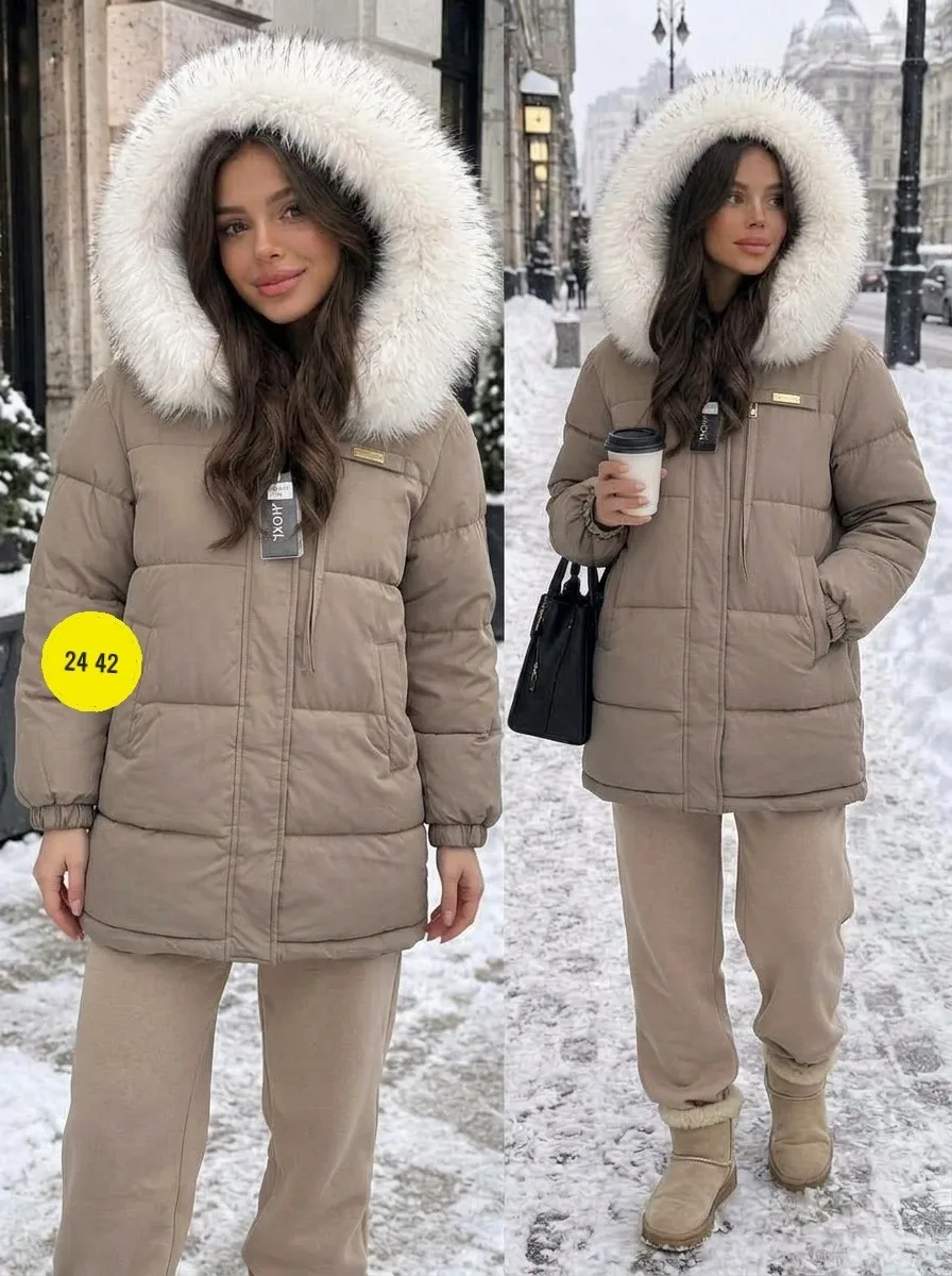 Двухсторонняя зимняя куртка — фото 4