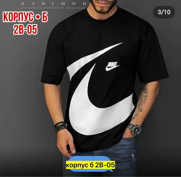 Мужская футболка из натурального хлопка — фото 1