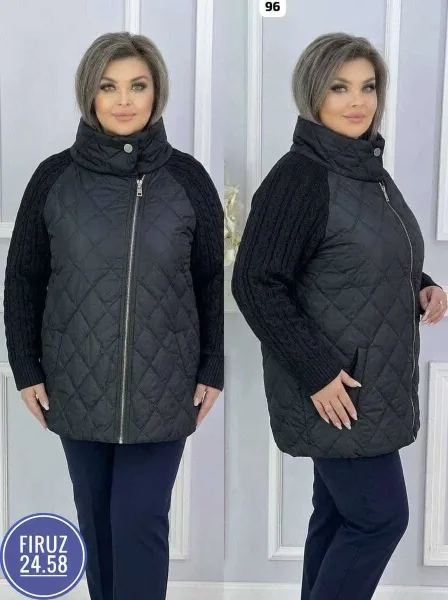 Куртка с идеальным качеством синтепон вязка — фото 3
