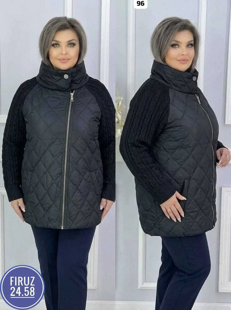 Куртка с идеальным качеством синтепон вязка — фото 3