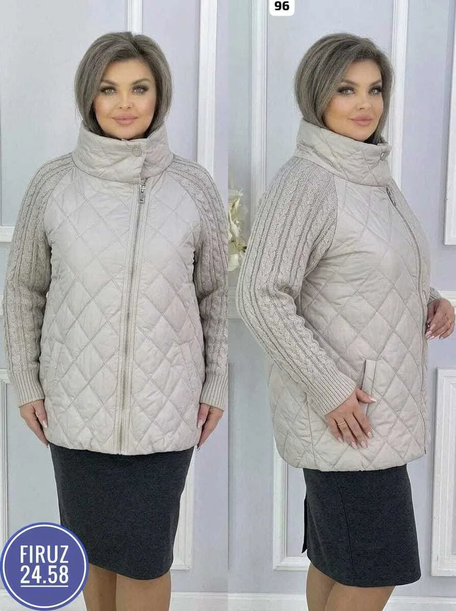 Куртка с идеальным качеством синтепон вязка — фото 4