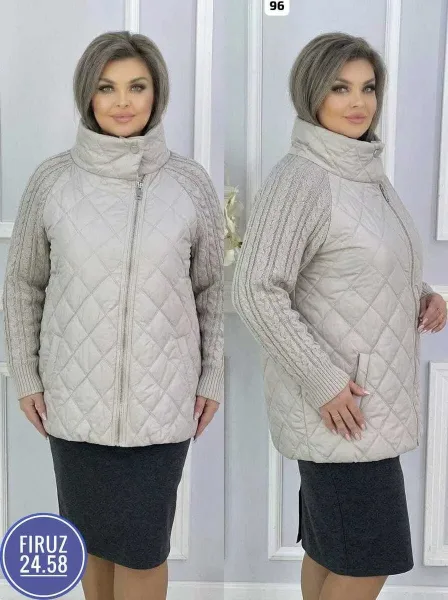 Куртка с идеальным качеством синтепон вязка — фото 4