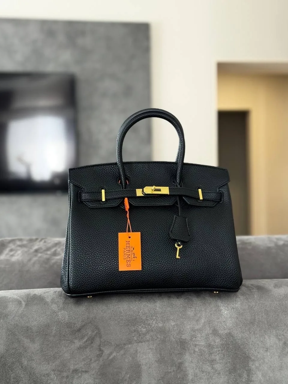 Сумка HERMES из экокожи Люкс — фото 2