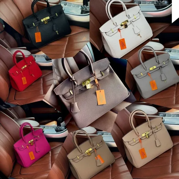 Сумка HERMES из экокожи Люкс — фото 13