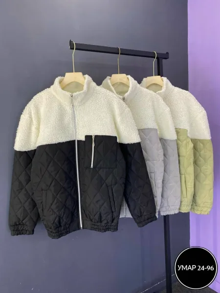 Куртка Vip Collection синтепон + барашка — фото 12