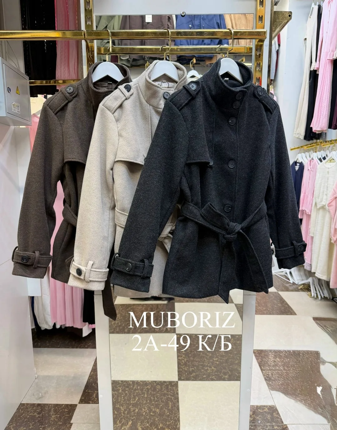 Укороченный пальто — фото 5