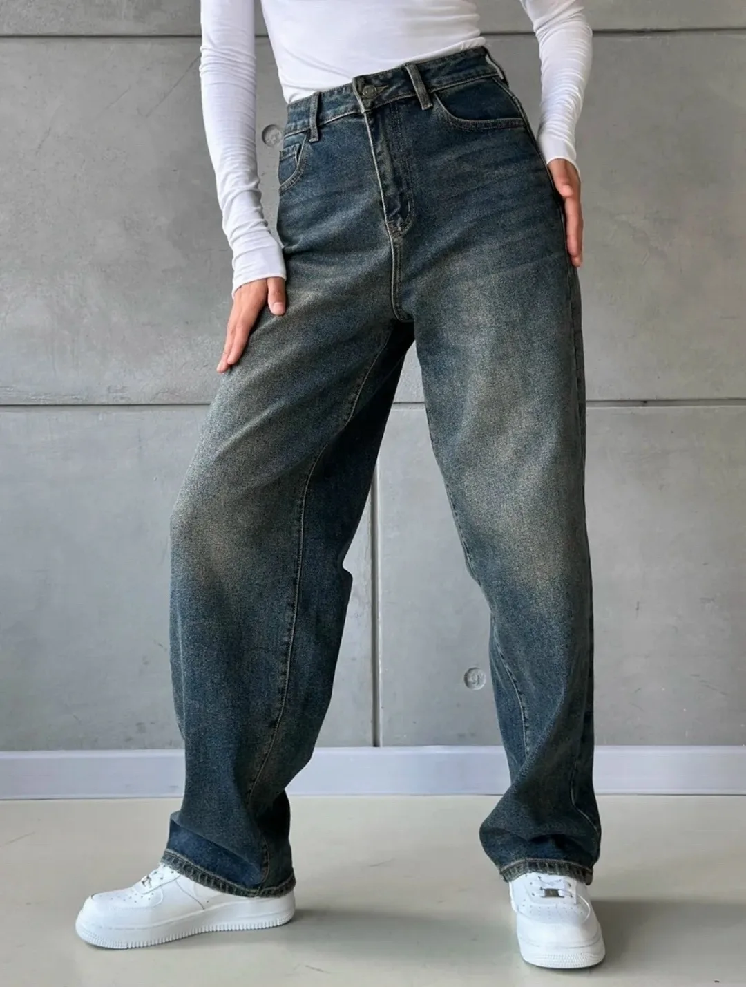 Джинсы BAGGY из 100 хлопка 100 / Premium — фото 3