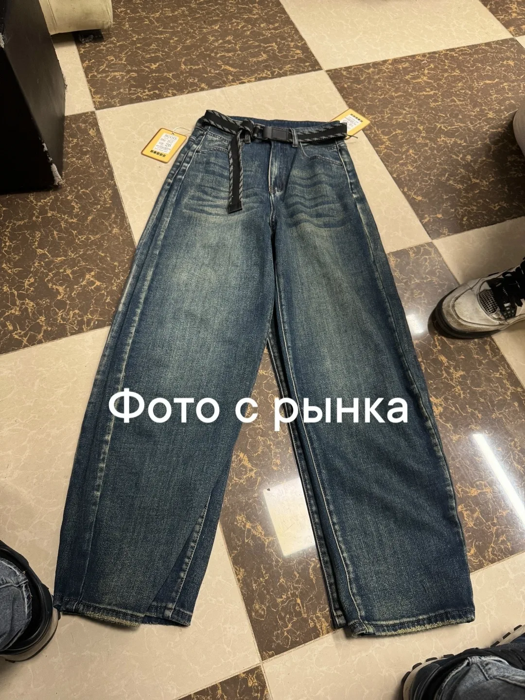 Джинсы BAGGY из 100 хлопка 100 / Premium — фото 4