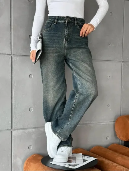 Джинсы BAGGY из 100 хлопка 100 / Premium — фото 2