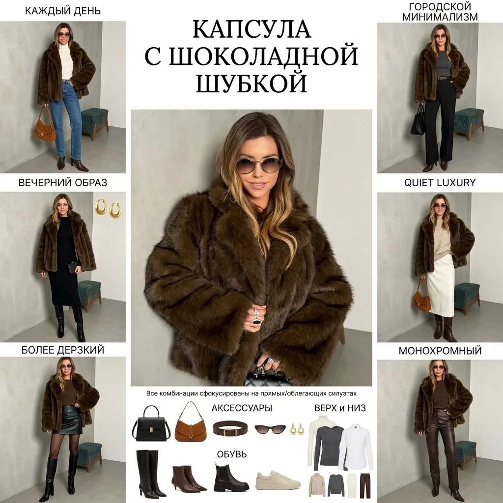 Тёплая, стильная и невероятно уютная женская шуба из искусственного меха — фото 2