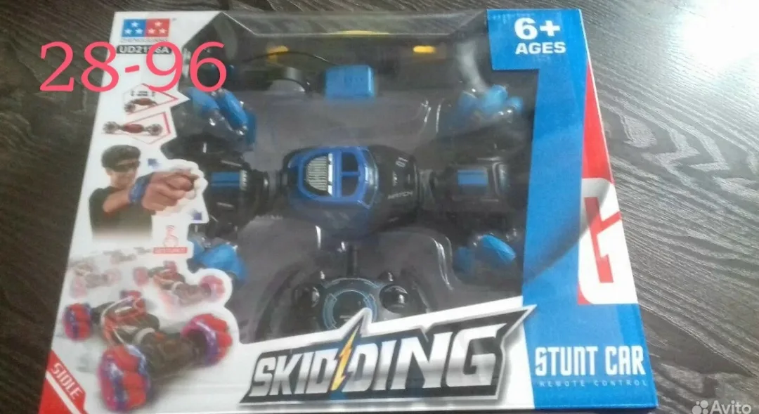 Машинка-перевёртыш HYPER SKIDDING на управлении жестами, машина радиоуправляемая со светом, детский игрушечный транспорт — фото 2