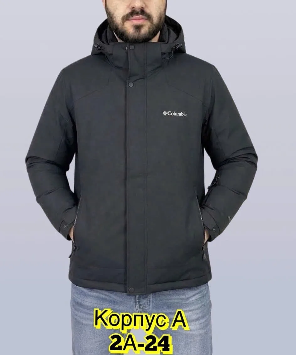 Мужская зимняя куртка с начесом и наполнителем холлофайбер — фото 2
