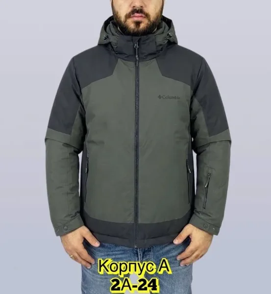 Мужская зимняя куртка с начесом и наполнителем холлофайбер — фото 10