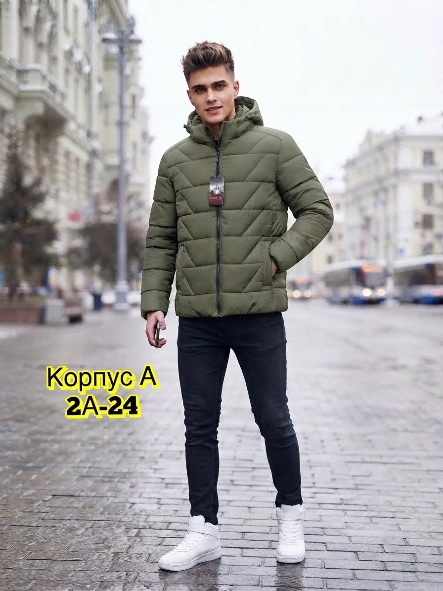 Куртка для мужчин из полиэстера — фото 5