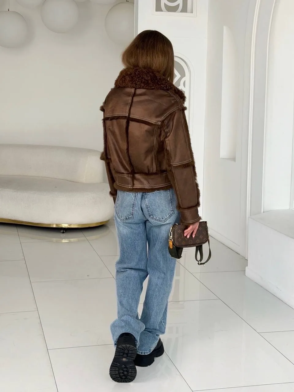 𝐍𝐞𝐰 𝐂𝐨𝐥𝐥𝐞𝐜𝐭𝐢𝐨𝐧, кожзам мех лисы, экокожа — фото 15