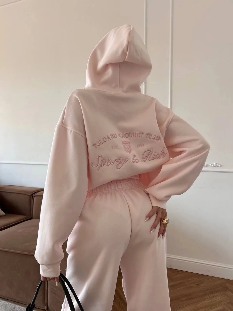 Костюм Sporty & Rich из футера — фото 5