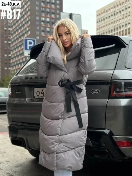 Зимняя куртка из полиэстера с утеплителем холлофайбер — фото 15