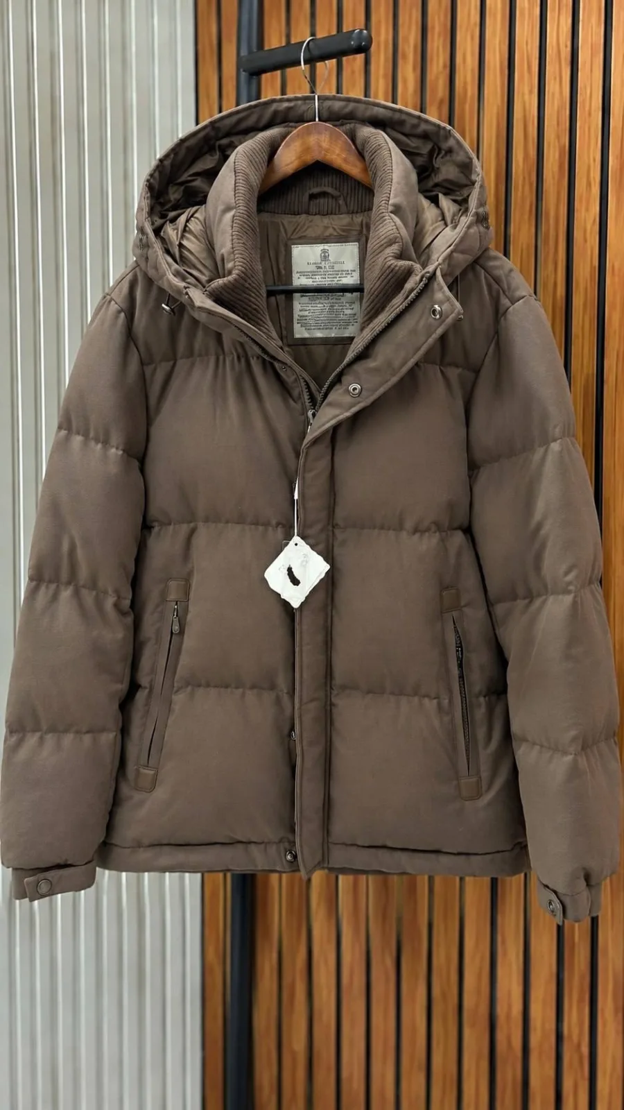 Мужская удлинённый Куртка Brunello Cucinelli — фото 2