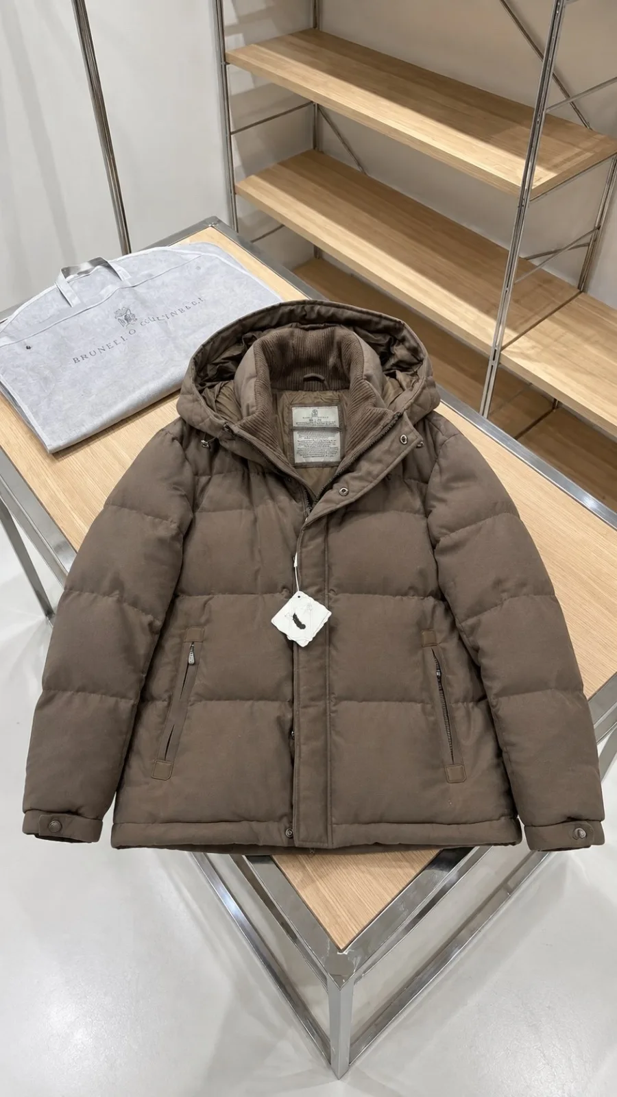 Мужская удлинённый Куртка Brunello Cucinelli — фото 5