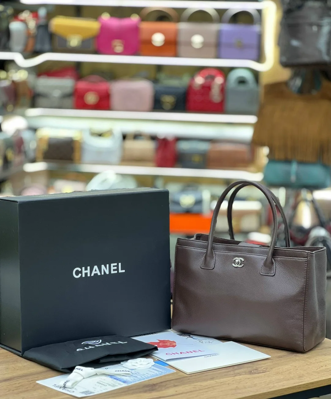 CHANEL сумка из натуральной кожи Кожа натуральная — фото 3