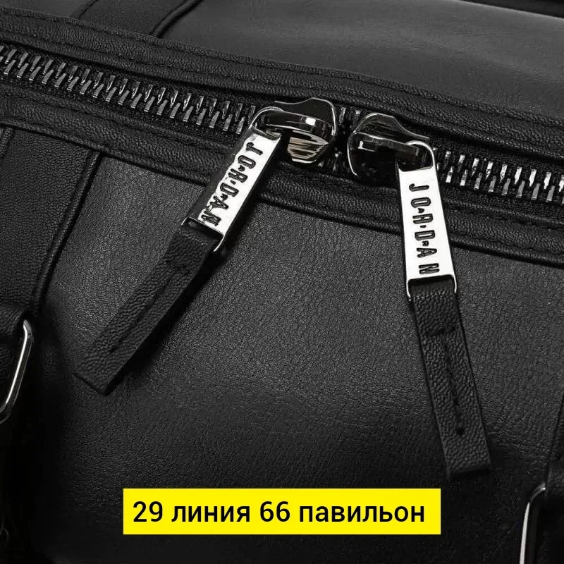 Дорожная сумка из эко-кожи — фото 4