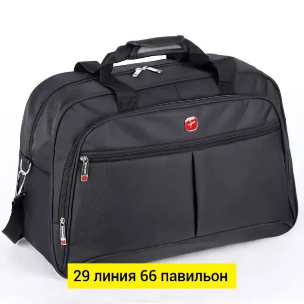 Спортивная сумка из ткани с множеством карманов — фото 4