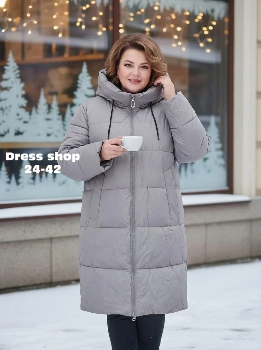 Женская куртка большого размера — фото 4