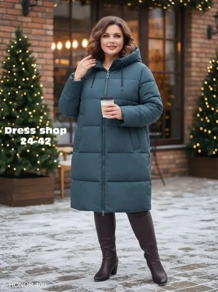 Женская куртка большого размера — фото 1