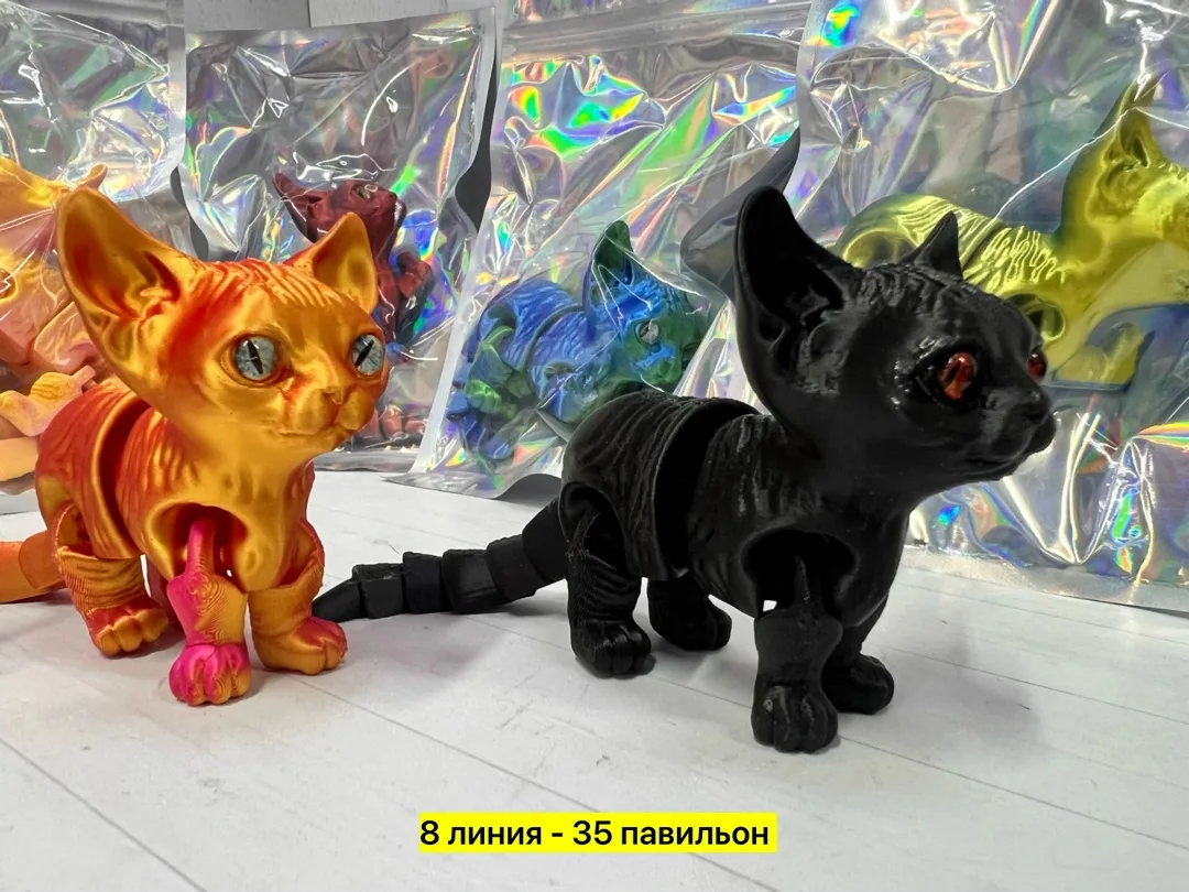 3Д игрушки кошечки — фото 2
