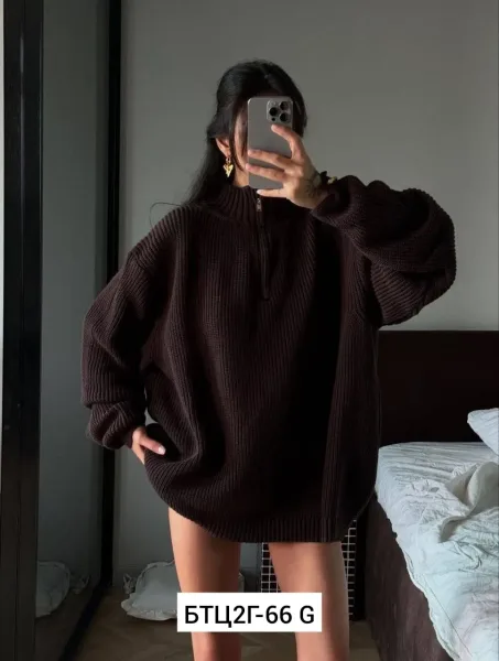 Свитер, вязка Вязанный Акрил — фото 3