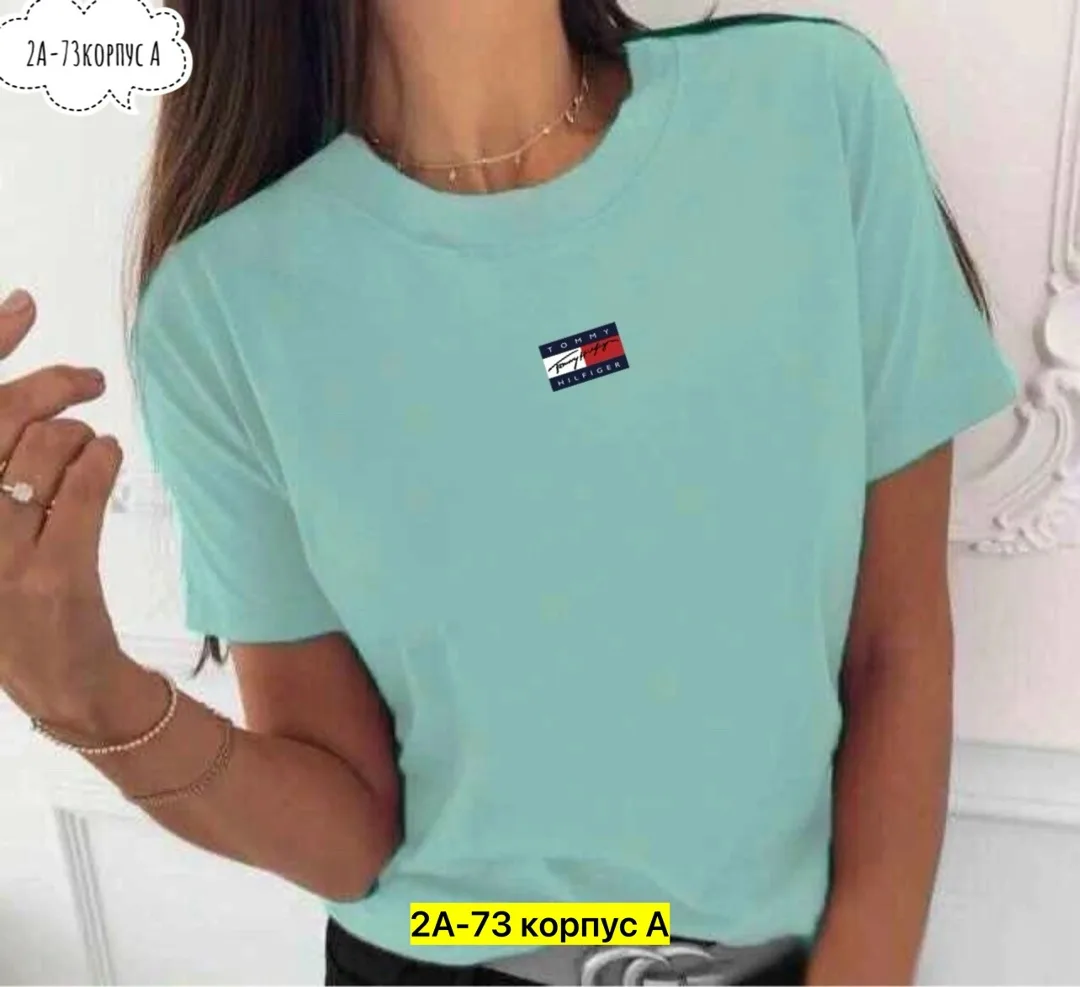 Женская футболка из 100 хлопка — фото 1