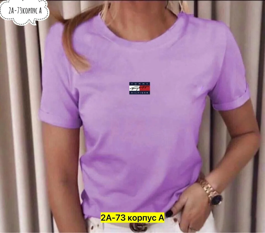 Женская футболка из 100 хлопка — фото 4