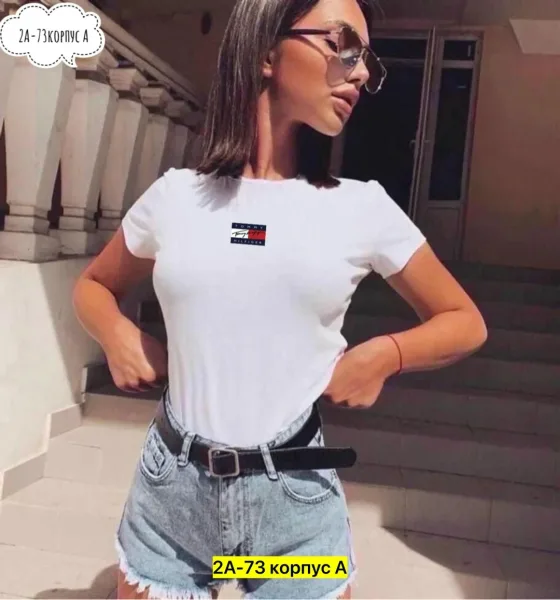Женская футболка из 100 хлопка — фото 8