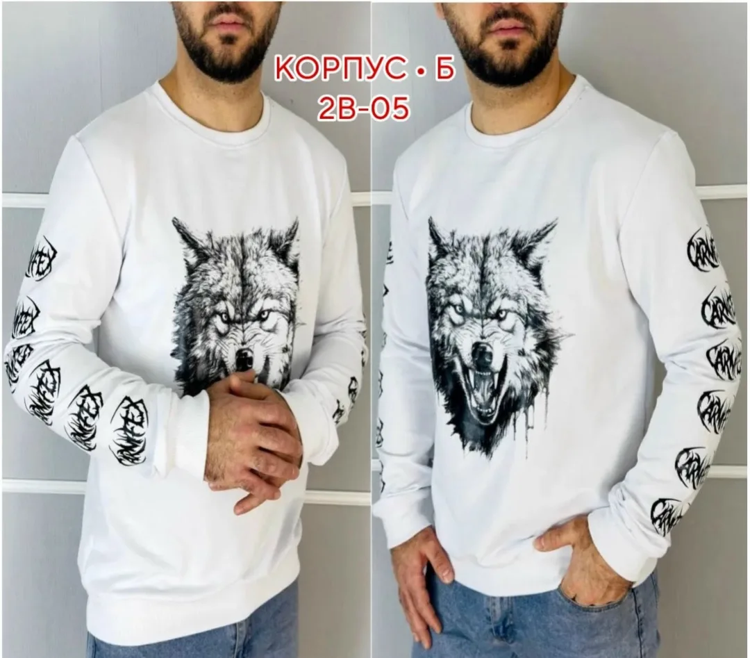 Футболка Кофта для мужчин, двухнитка — фото 1