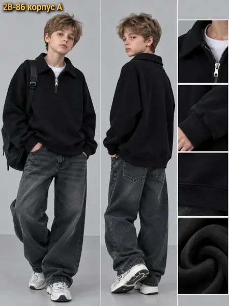 Толстовка из флиса с начесом, подходит для повседневного ношения — фото 7