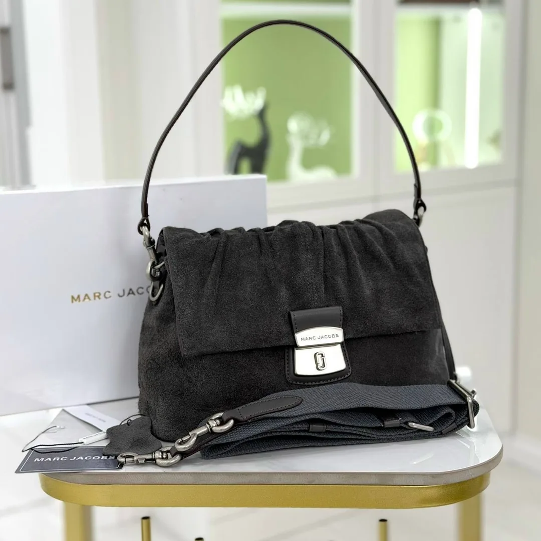 Сумка MARC JACOBS из натуральной замши и кожи — фото 1