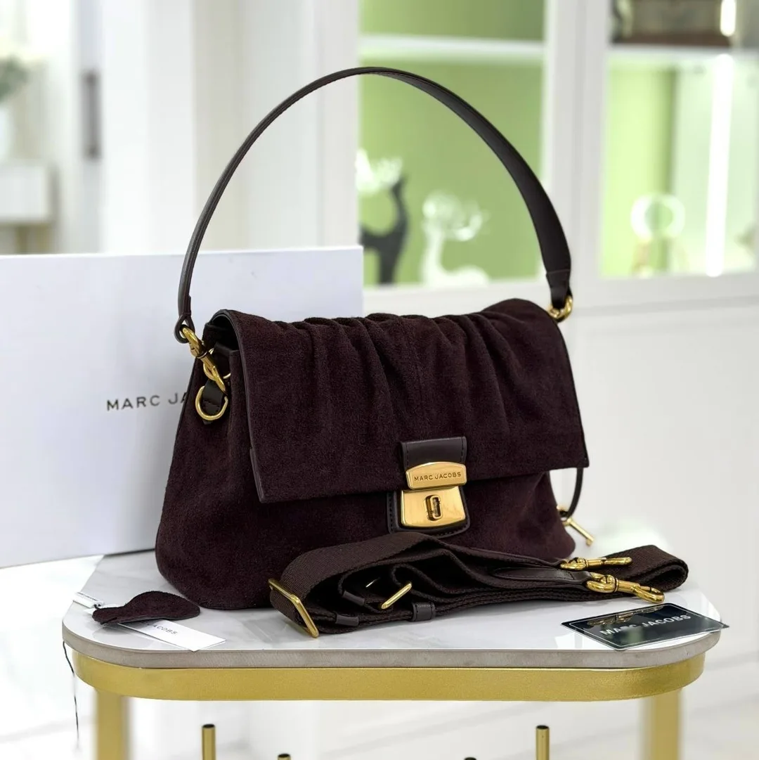 Сумка MARC JACOBS из натуральной замши и кожи — фото 3