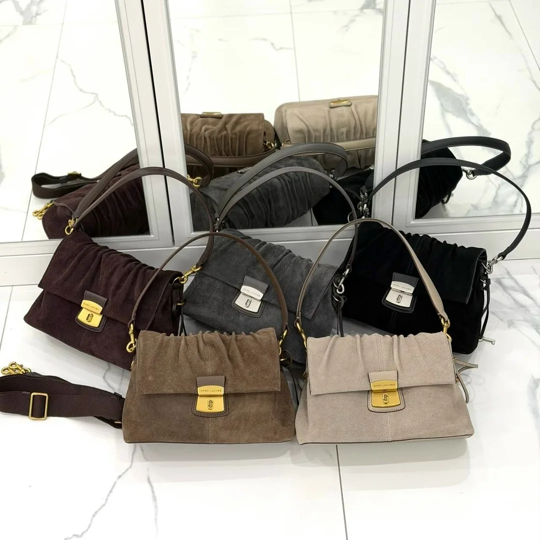 Сумка MARC JACOBS из натуральной замши и кожи — фото 6