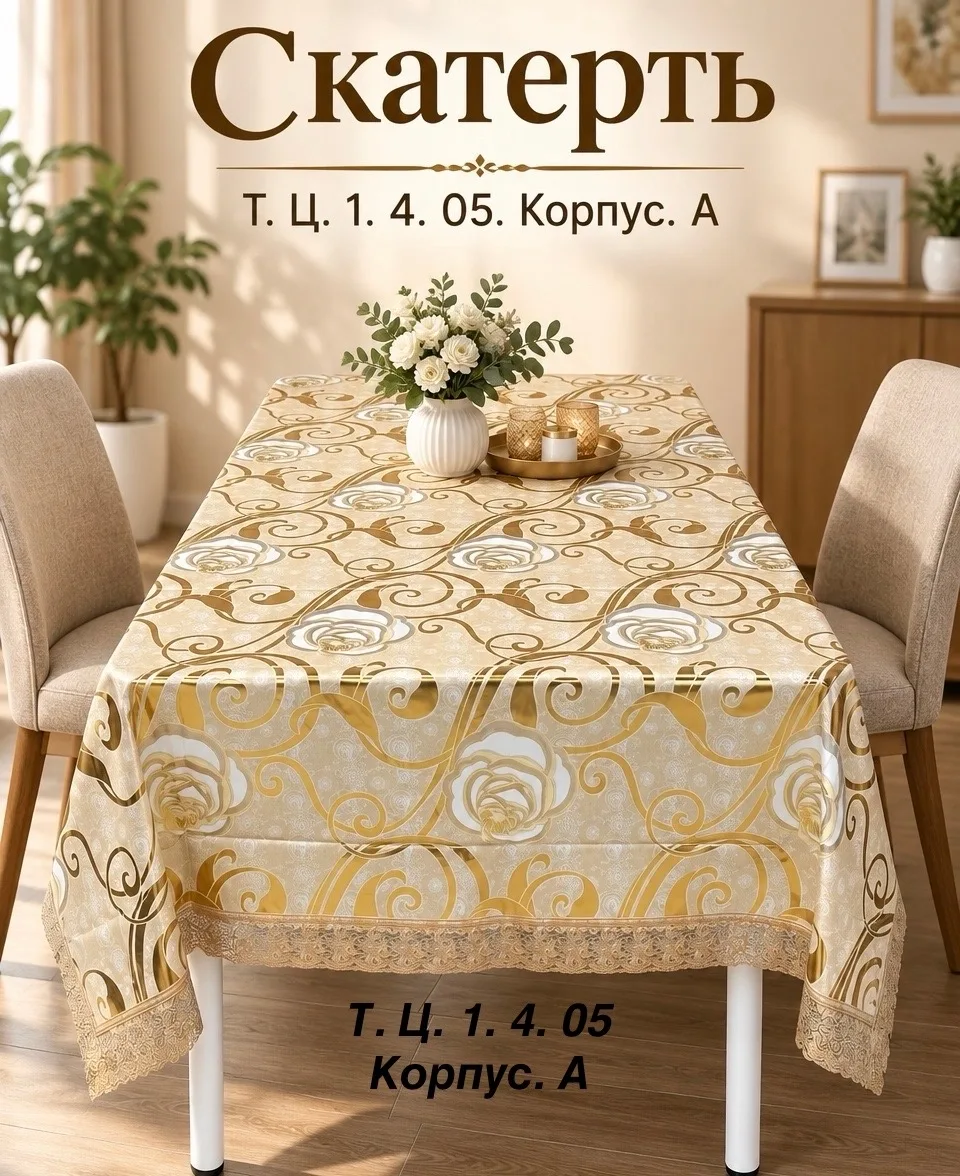 СКАТЕРТЬ. клеeнка — фото 1